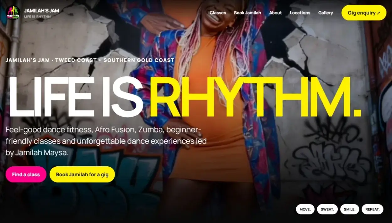 Jamilah’s Jam website