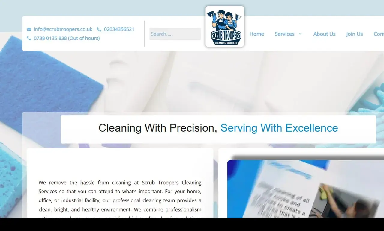Scrub Troopers original website