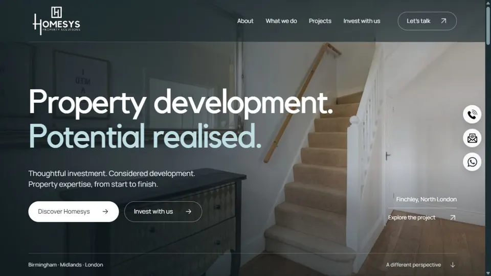 Homesys Property Solutions website by ImanLogic